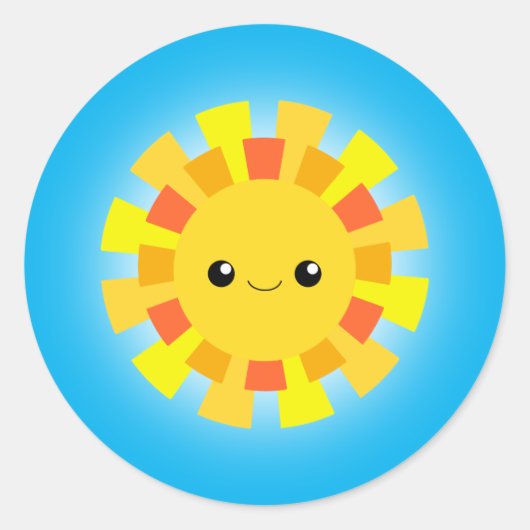 Sticker Rond Soleil (Devant)