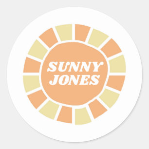 STICKER ROND SOLEIL