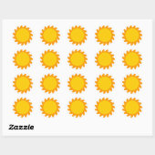 Sticker Rond soleil[1] (Feuille)