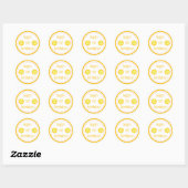 Sticker Rond Soleil 1er anniversaire (Feuille)