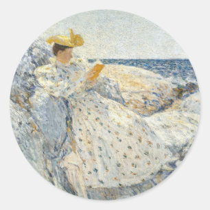 Sticker Rond Soleil d'été   Childe Hassam