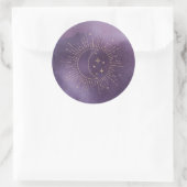 Sticker Rond Soleil et Lune (Sac)