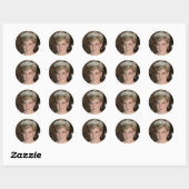 Sticker Rond Soleil ! HH Princesse de Galles (Feuille)