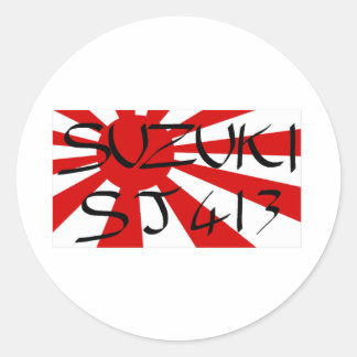 Sticker Rond Soleil Levant du suzuki sj413