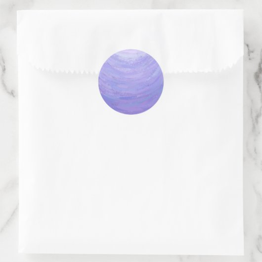 Sticker Rond Soleil pourpre (Sac)