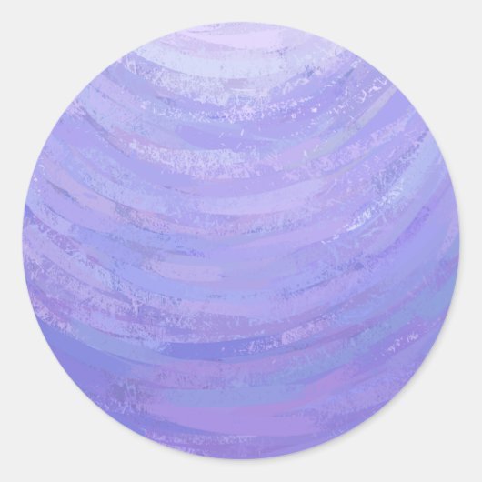 Sticker Rond Soleil pourpre (Devant)