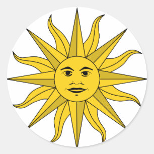 Sticker Rond solénoïde Uruguay