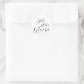 Sticker Rond Soli Deo Gloria (Sac)