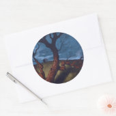 Sticker Rond Solitude (Enveloppe)