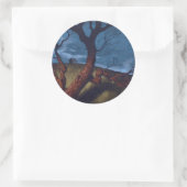 Sticker Rond Solitude (Sac)