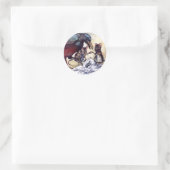 Sticker Rond Solomon Caw et Assistants (Sac)