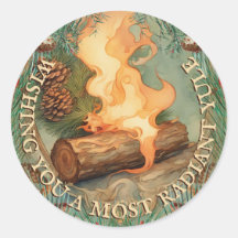 Solstice hivernale Vintage de Yule radieuse