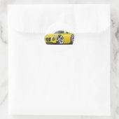 Sticker Rond Solstice Jaune convertible (Sac)