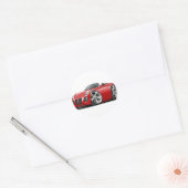 Sticker Rond Solstice Red Convertible (Enveloppe)