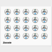 Sticker Rond Somalie (Feuille)
