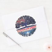 Sticker Rond Somalie Australian Australia Tree Roots (Enveloppe)