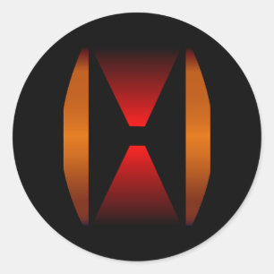 Sticker Rond Sombre