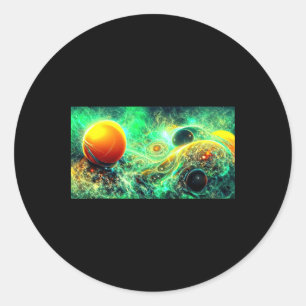 Sticker Rond Sombre 1