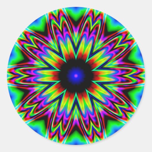 Sticker Rond Sombrero Galaxy Mandala (Devant)