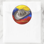 Sticker Rond Sombrero Vueltiao (Sac)