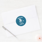 Sticker Rond Sometimes Fartin Frog I Just Lover (Enveloppe)