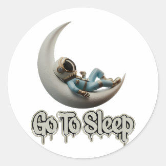 Sticker Rond sommeil de l'espaceur