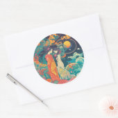 Sticker Rond Son Amour, Son Chemin (Enveloppe)