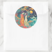 Sticker Rond Son Amour, Son Chemin (Sac)