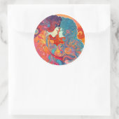 Sticker Rond Son Amour, Son Chemin (Sac)