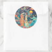 Sticker Rond Son Amour, Son Chemin (Sac)