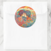 Sticker Rond Son Amour, Son Chemin (Sac)