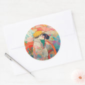 Sticker Rond Son Amour, Son Chemin (Enveloppe)