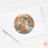 Sticker Rond Son Amour, Son Chemin (Enveloppe)