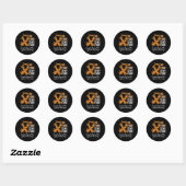 Sticker Rond Son combat complexe Sensibilisation régionale au s (Feuille)