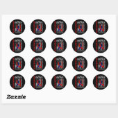 Sticker Rond Son combat est mon combat Chd Sensibilisation Frèr (Feuille)
