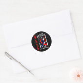 Sticker Rond Son combat est mon combat Chd Sensibilisation Frèr (Enveloppe)