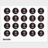 Sticker Rond Son combat est mon combat Fils Sensibilisation au (Feuille)