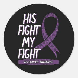 Sticker Rond Son combat est mon combat Heimerheimer Mood Swings