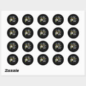 Sticker Rond Son Combat Est Mon Combat Mon Fils Sensibilisation (Feuille)