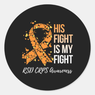 Sticker Rond Son Combat Est Mon Combat Rsd Crps Conscience 1