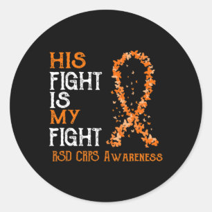 Sticker Rond Son Combat Est Mon Combat Rsd Crps Sensibilisation