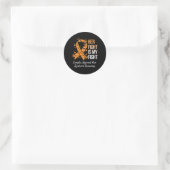 Sticker Rond Son complexe de combat Sensibilisation régionale a (Sac)