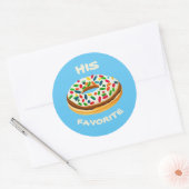 Sticker Rond Son favori (Enveloppe)
