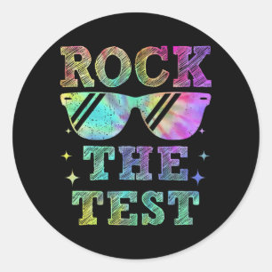 Sticker Rond Son Jour D'Essai Rocher Le Jour D'Essais Enseignan