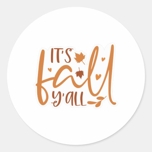 Sticker Rond Son Yum Automne (Devant)