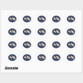 Sticker Rond Sonde spatiale Cassini (Feuille)