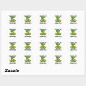 Sticker Rond Sonneries de transplantation (Feuille)