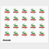 Sticker Rond Sono Italie (Feuille)