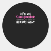 Sticker Rond Sonographiy (Devant)