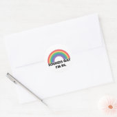 Sticker Rond Sons Gay Im Dans Rainbow Prith Mois Gay (Enveloppe)